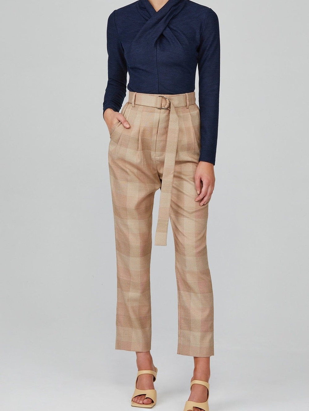Acler Chelsea Pant In Check